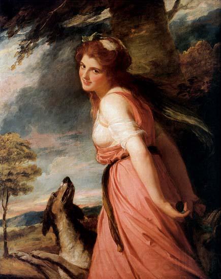 George Romney Lady Hamilton as a Bacchante. France oil painting art